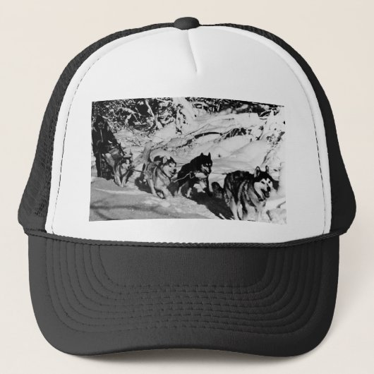 ヴィンテージアラスカ・エスキモー・マラムート・スレース キャップ (正面)