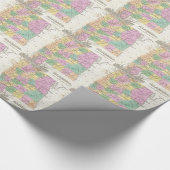 ヴィンテージアラバマの地図（1827年） ラッピングペーパー (角)