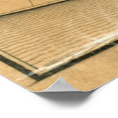 ヴィンテージアラバマの地図（1840年） ポスター (角)