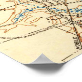 ヴィンテージアラバマの地図（1940年） 2 ポスター (角)