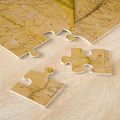 ヴィンテージアラバマの地図by John Melish (1820) ジグソーパズル (側面)