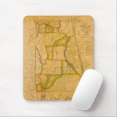 ヴィンテージアラバマの地図by John Melish (1820) マウスパッド (マウス)