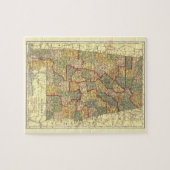ヴィンテージアラバマ州議会連邦議会の地図(1911) ジグソーパズル (横)
