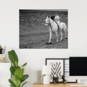 ヴィンテージアラビアと少年 ポスター (ホームオフィス)