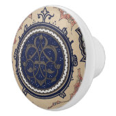 ヴィンテージアラビア模様 セラミックノブ (右)