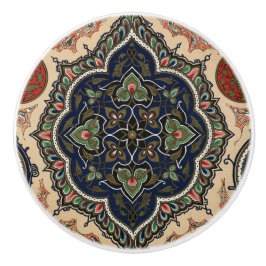 ヴィンテージアラビア模様 セラミックノブ