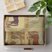 ヴィンテージアラビア馬 – コラージュ 薄葉紙 (ギフト)