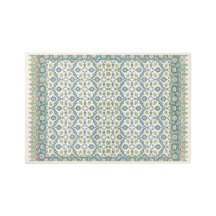 ヴィンテージアラベスクパターン室内敷物