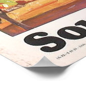 ヴィンテージアラモサンアントニオテキサス州南太平洋 ポスター (角)