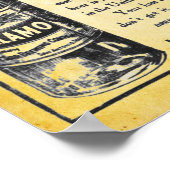 ヴィンテージアラモビールポスタープリント ポスター (角)