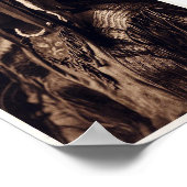 ヴィンテージアリカラのチーフホワイトシールドポスター ポスター (角)