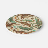 ヴィンテージアリゲーターシーメーズ ペーパープレート (アングル)