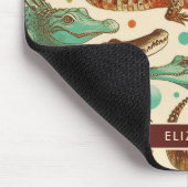 ヴィンテージアリゲーターシーメーズ マウスパッド (コーナー)