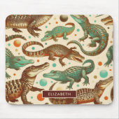ヴィンテージアリゲーターシーメーズ マウスパッド (正面)