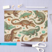 ヴィンテージアリゲーターシーメーズ 薄葉紙 (クラフト)