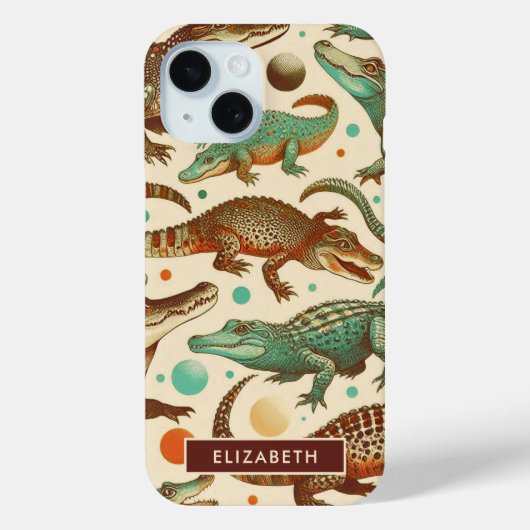 ヴィンテージアリゲーターシーメーズ Case-Mate iPhoneケース (裏面)