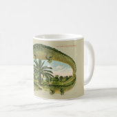 ヴィンテージアリゲーターパームマグ コーヒーマグカップ (正面右)