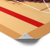 ヴィンテージアリゲーター鉄道ルート ポスター (角)