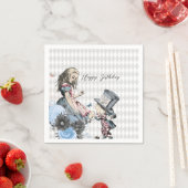 ヴィンテージアリスと不機嫌のHatterカスタマイズ スタンダードカクテルナプキン (インサイチュ)