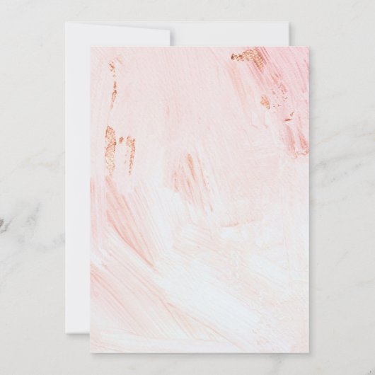 ヴィンテージアリスのワンダーランドでの冒険誕生日 招待状 (裏面)