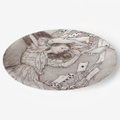 ヴィンテージアリスのワンダーランドでの冒険(1907年) ペーパープレート (アングル)