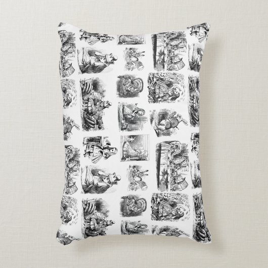 ヴィンテージアリスのワンダーランドの冒険 アクセントクッション (正面(垂直))