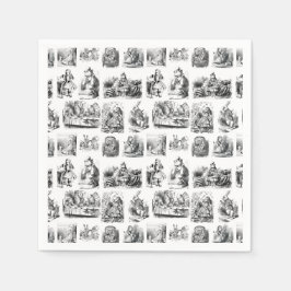 ヴィンテージアリスのワンダーランドの冒険 スタンダードカクテルナプキン