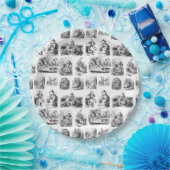 ヴィンテージアリスのワンダーランドの冒険 ペーパープレート (パーティー)