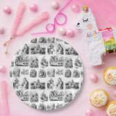 ヴィンテージアリスのワンダーランドの冒険 ペーパープレート (パーティー)