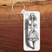 ヴィンテージアリスの冒険inワンダーランドbyテニエル キーホルダー (正面)