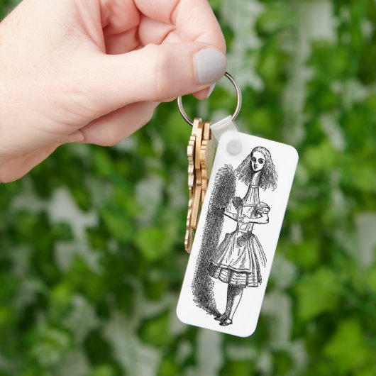 ヴィンテージアリスの冒険inワンダーランドbyテニエル キーホルダー (手)