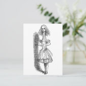 ヴィンテージアリスの冒険inワンダーランドbyテニエル ポストカード (スタンド正面)