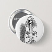 ヴィンテージアリスの冒険inワンダーランドbyテニエル 缶バッジ (正面&裏面)