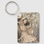 ヴィンテージアリスの冒険inワンダーランドbyラッカム キーホルダー (正面)