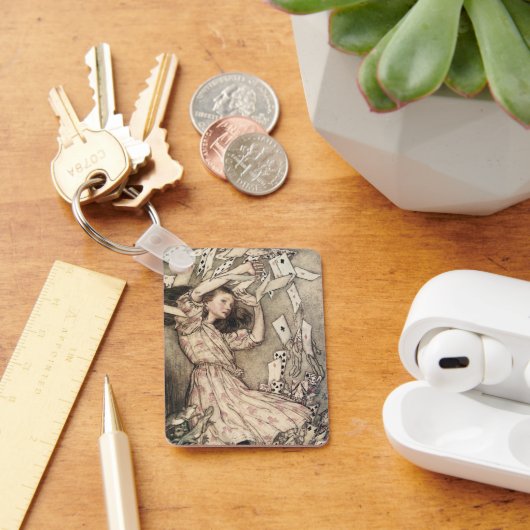 ヴィンテージアリスの冒険inワンダーランドbyラッカム キーホルダー (デスク)