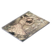 ヴィンテージアリスの冒険inワンダーランドbyラッカム ノートブック (左側)