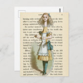 ヴィンテージアリスインワンダーランドはがき ポストカード (正面/裏面)