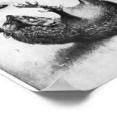 ヴィンテージアリスインワンダーランドイラストレーション ポスター (角)