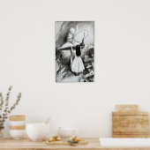 ヴィンテージアリスインワンダーランドイラストレーション ポスター (キッチン)