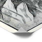 ヴィンテージアリスインワンダーランドイラストレーション ポスター (角)