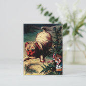 ヴィンテージアリスインワンダーランドイラストレーション ポストカード (スタンド正面)