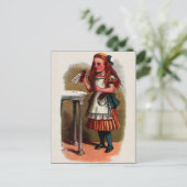 ヴィンテージアリスインワンダーランドイラストレーション ポストカード (スタンド正面)