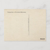 ヴィンテージアリスインワンダーランドイラストレーション ポストカード (裏面)