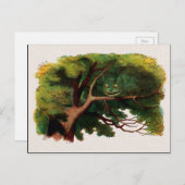 ヴィンテージアリスインワンダーランドイラストレーション ポストカード (正面/裏面)