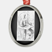 ヴィンテージアリスインワンダーランドキャタピラーオーナメント メタルオーナメント (左)