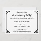 ヴィンテージアリスインワンダーランドティーパーティー引っ越し祝いパーティー 招待状 (裏面)