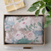 ヴィンテージアリスインワンダーランドデコップピンクローズ 薄葉紙 (ギフト)