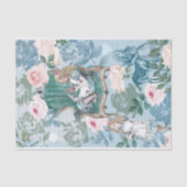 ヴィンテージアリスインワンダーランドデコップピンクローズ 薄葉紙 (正面)