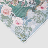 ヴィンテージアリスインワンダーランドデコップピンクローズ 薄葉紙 (詳細)