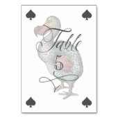 ヴィンテージアリスインワンダーランドドードバードキャラクター テーブルナンバー (正面)